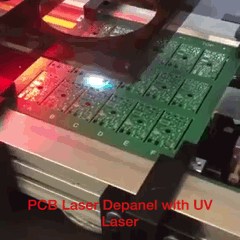 Ευθύγραμμη φιλική διεπαφή μηχανών PCB Singulation/PCB Depaneling λέιζερ
